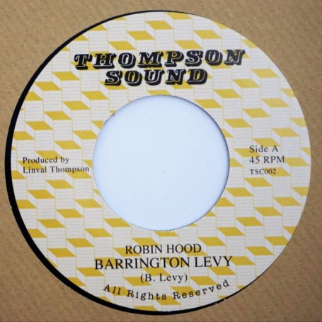 (7") BARRINGTON LEVY - ROBIN HOOD / VERSION