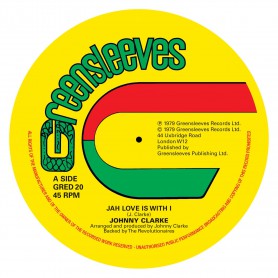 (12") JOHNNY CLARKE - JAH LOVE IS WITH I / BAD DAYS ARE GOING