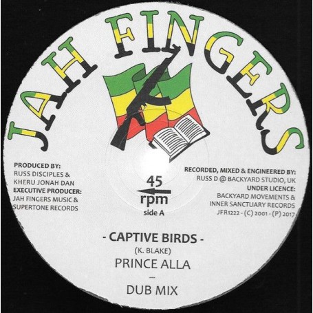 (12") PRINCE ALLA - CAPTIVE BIRDS / NUCLEAR WAR