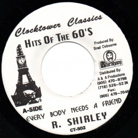 (7") ROY SHIRLEY - EVERY BODY NEEDS A FRIEND / KING TUBBY - FRIENDS VERSION