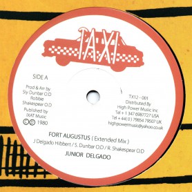 (12") JUNIOR DELGADO - FORT AUGUSTUS (Extented) / SLY & ROBBIE - DUB