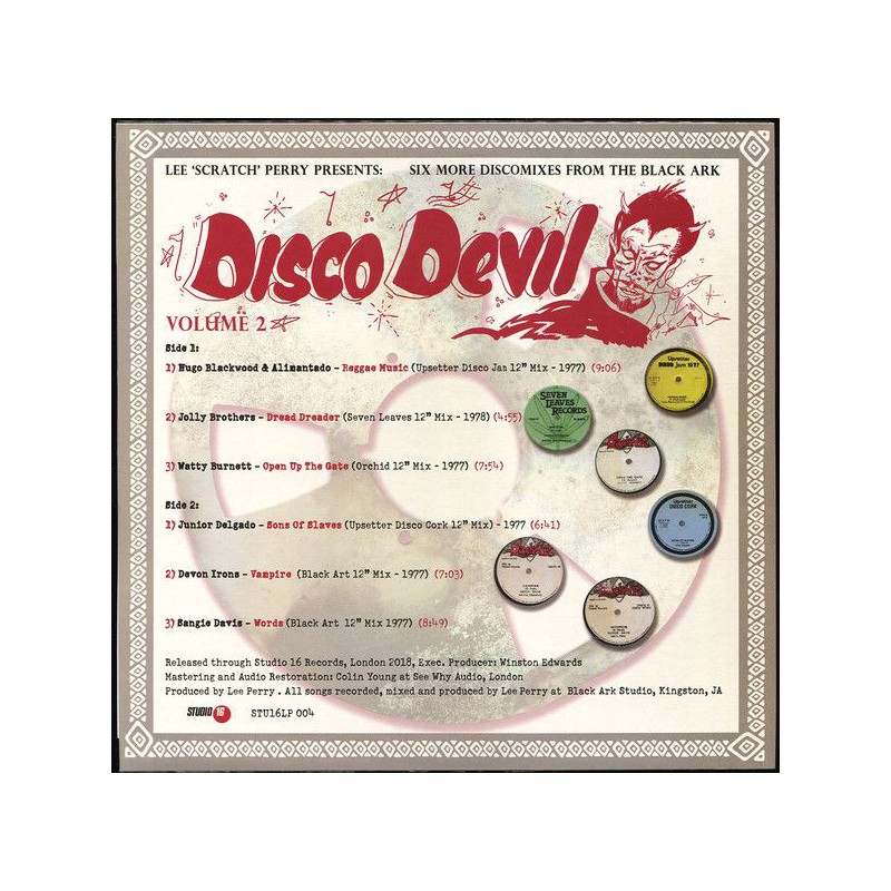 LP) LEE SCRATCH PERRY - DISCO DEVIL VOL.2 : 6 MORE CLASSIC