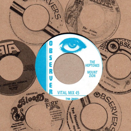 (7") THE HEPTONES - MOUNT ZION / THE OBSERVERS - MOUNT ZION PART 2