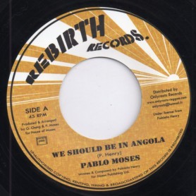 (7") PABLO MOSES - WE SHOULD BE IN ANGOLA / VERSION
