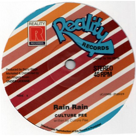 (12") CULTURE PEE - RAIN RAIN / VERSION