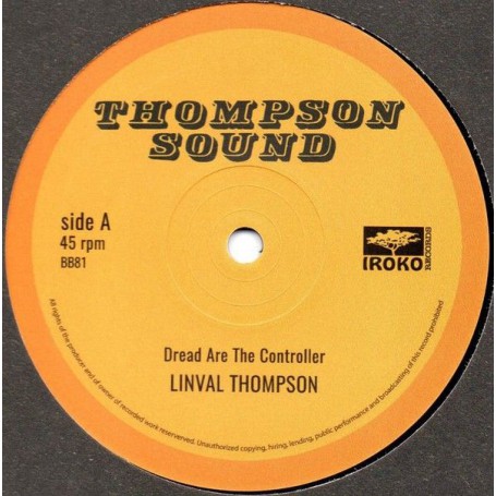 (12") LINVAL THOMPSON - DREAD ARE THE CONTROLLER / DUB ARE THE CONTROLLER