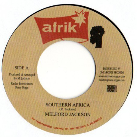 (7") MELFORD JACKSON - SOUTHERN AFRICA / FAMILY MAN & YOUTH PROFESSIONAL - SOUTHERN VERSION