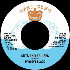 (7") PABLOVE BLACK - CUTS & BRUSIES / ADVOCATES AGGREGATION - BLOOD OF THE LAMB