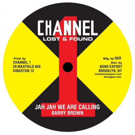 (10") BARRY BROWN - JAH JAH WE ARE CALLING / TAKE YOUR TIME