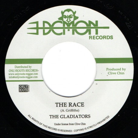 (7") THE GLADIATORS - THE RACE / THE RACE VERSION