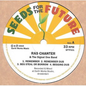 (12") RAS CHANTER & THE SIGNAL ONE BAND - REMEMBER / JAH IS REAL