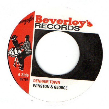 (7") WINSTON & GEORGE - DENHAM TOWN / KEEP THE PRESSURE ON