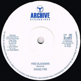 (10") RISING FIRE - FREE BLACKMAN / VERSION
