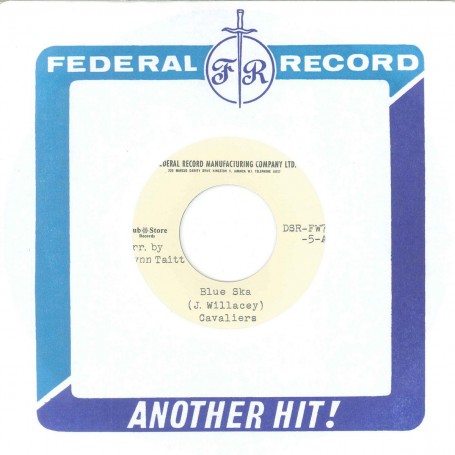 (7") CAVALIERS ‎– BLUE SKA / I MAN