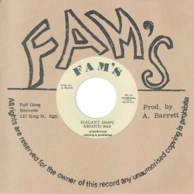 (7") ASHANTI WAH ‎– ELEGANT SHAPE /FAMILY MAN - ELEGANT DUB