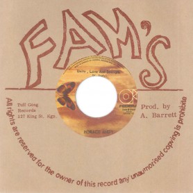 (7") HORACE ANDY ‎– UNITY, LOVE AND STRENGTH / I STAND BEFORE YOU