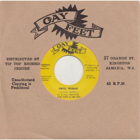 (7") AL & THE VIBRATORS, LYNN TAITT & THE JETS - DEVIL WOMAN / AL & THE VIBRATORS, BORIS GARDINER & THE GAYSTERS ‎– CHECK UP