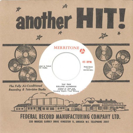 (7") ROLAND ALPHONSO ‎– SAI PAN /  BLACK BROTHERS - BORN TO RULE