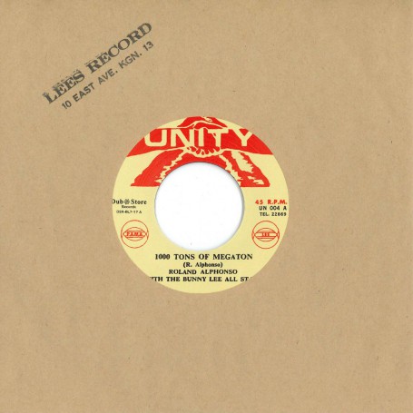 (7") ROLAND ALPHONSO ‎– 1000 TONS OF MEGATON / MUSICAL RESURRECTION