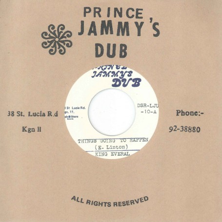 (7") KING EVERAL ‎– THINGS GOING TO HAPPEN / THINGS GOING TO HAPPEN DUB