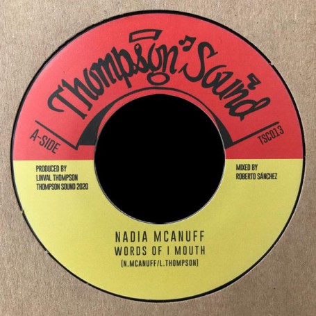 (7") NADIA MCANUFF - WORDS OF I MOUTH / DUB OF I MOUTH