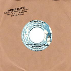 (7") CHOSEN FEW - PEOPLE MAKE THE WORLD GO ROUND /DERRICK HARRIOTT - BROWN BABY