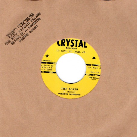 (7") DERRICK HARRIOTT - THE LOSER / NOW WE KNOW