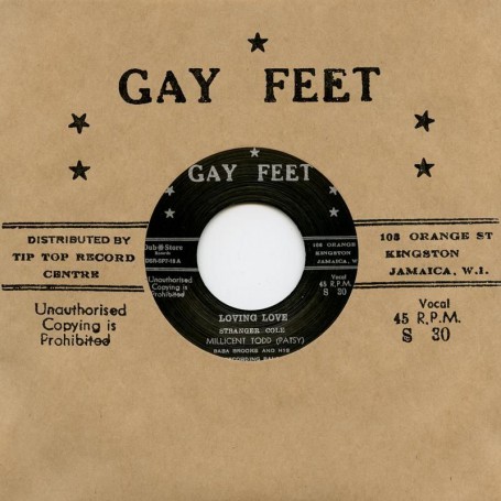 (7") MILICENT TODD (PATSY) BABA BROOKS AND HIS RECORDING BAND – LOVING LOVE / ALTERNATIVE TAKE