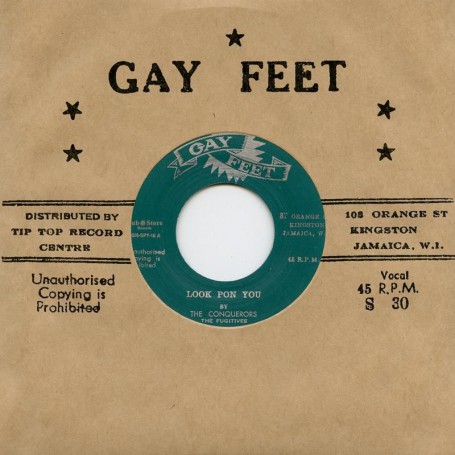 (7") THE CONQUERORS ‎– LOOK PON YOU / I'VE DONE YOU WRONG