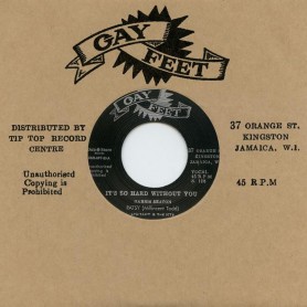 (7") PATSY, LYN TAITT & THE JETS - IT'S SO HARD WITHOUT YOU / PATSY, LINNIE HIBBERT, LYN TATE & THE JETS ‎– LITTLE FLEA