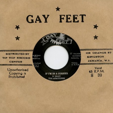 (7") THE AFROTONES ‎– IF I'M IN A CORNER / LYNN TAITT & THE JETS - THE HIP HUG