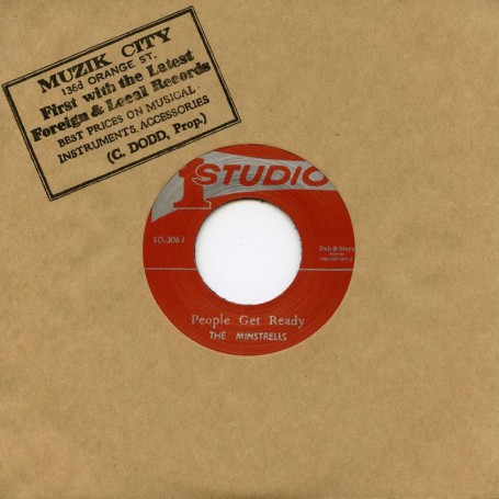 (7") THE MINSTRELLS - PEOPLE GET READY / THE HAMLINS ‎– EVERYONE GOT TO BE THERE