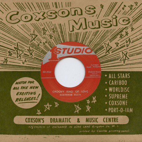(7") HORTENSE ELLIS - GROOVY KIND OF LOVE / THE THREE TOPS ‎– A MAN OF CHANCES