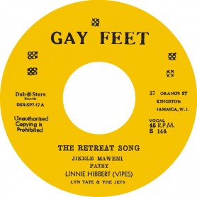 (7") PATSY, LYN TATE & THE JETS - THE RETREAT SONG  / LESLIE BUTLER & COUNT OSSIE  ‎– THE CALL OF THE DRUMS RHYTHM 1
