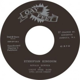 (7") RONALD DOWNER & COUNT OSSIE BAND ‎– ETHIOPIAN KINGDOM