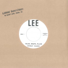 (7") BEVERLY SIMMONS ‎– TRAIN, BOATS, PLANE / PLEASE DON'T LEAVE ME