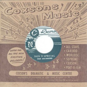 (7") DON DRUMMOND ‎– DON D SPECIAL / FIDEL