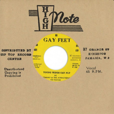 (7") JOHNNY & THE ATTRACTIONS ‎– YOUNG WINGS CAN FLY / YOUNG WINGS CAN FLY (ALTERNATIVE TAKE)