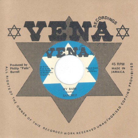 (7") SANCHEZ ‎– MY BABY / MAKE IT UP BABY