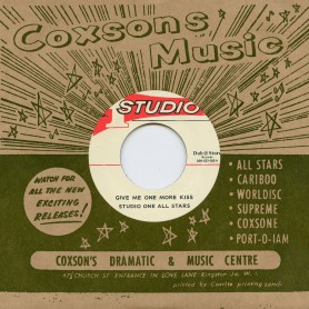 (7") STUDIO ONE ALL STARS - GIVE ME ONE MORE KISS / DON DRUMMOND & THE SKATALITES ‎– MAN IN THE STREET