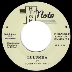 (7") COUNT OSSIE BAND ‎– LULUMBA (ALTERNATIVE TAKE)