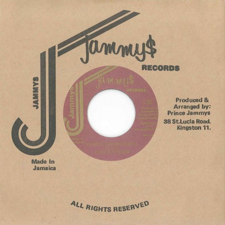 (7") CHUCK TURNER ‎– WE RULE THE DANCEHALL / VERSION