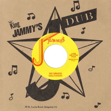 (7") TINGA STEWART - NO DRUGS / ECHO MINOTT ‎– TROUBLE NOBODY