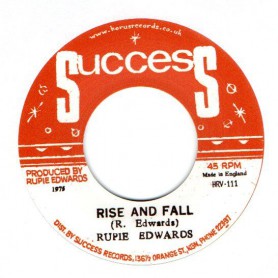 (7") RUPIE EDWARDS - RISE AND FALL / RISE IN DUB