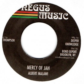 (7") ALBERT MALAWI - MERCY OF JAH / VERSION