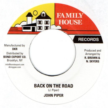 (7") JOHN PIPER - BACK ON THE ROAD / VERSION