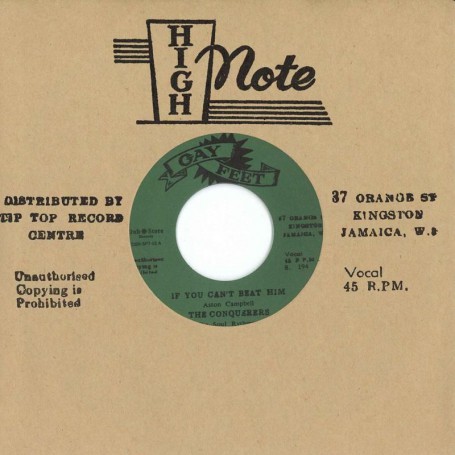 (7") THE CONQUERORS -IF YOU CAN'T BEAT HIM / I'LL FOLLOW HIM