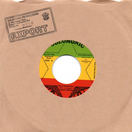 (7") BUNNY WAILER - RULE DANCEHALL / VERSION