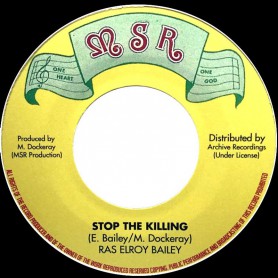 (7") RAS EL ROY - STOP THE KILLING / KILLING DUB