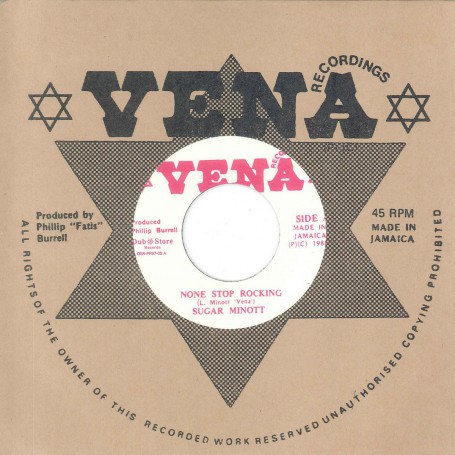 (7") SUGAR MINOTT - NONE STOP ROCKING / VERSION